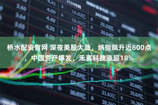 桥水配资官网 深夜美股大涨，纳指飙升近600点，中国资产爆发，禾赛科技涨超18%