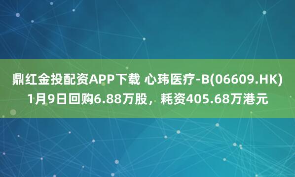 鼎红金投配资APP下载 心玮医疗-B(06609.HK)1月9日回购6.88万股，耗资405.68万港元
